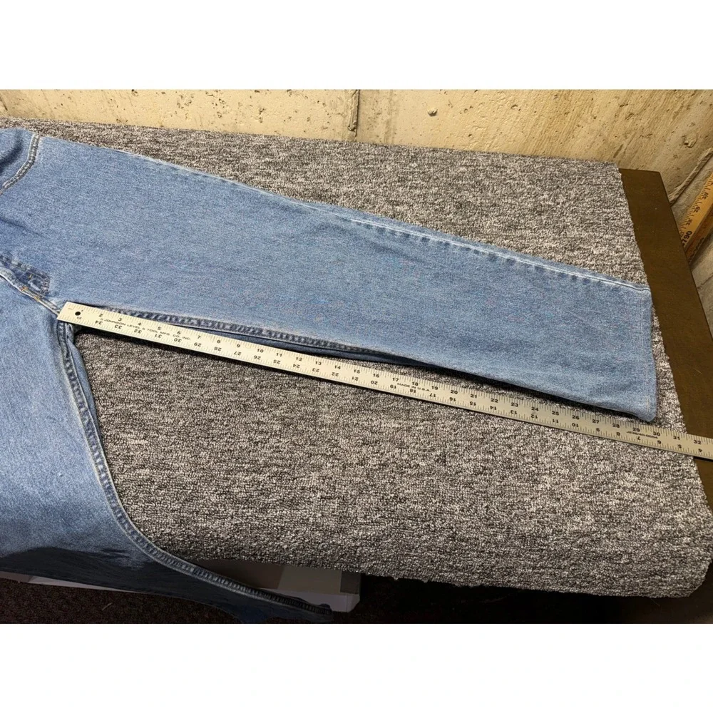 Levis 550 Relaxed Fit Jeans Mens 36x32 Blue Medium Wash Tapered Denim 00550-4891